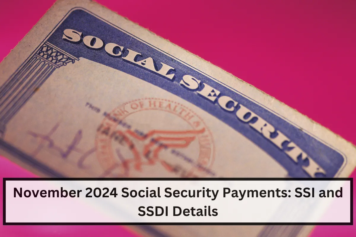 November 2024 Social Security Payments SSI and SSDI Details