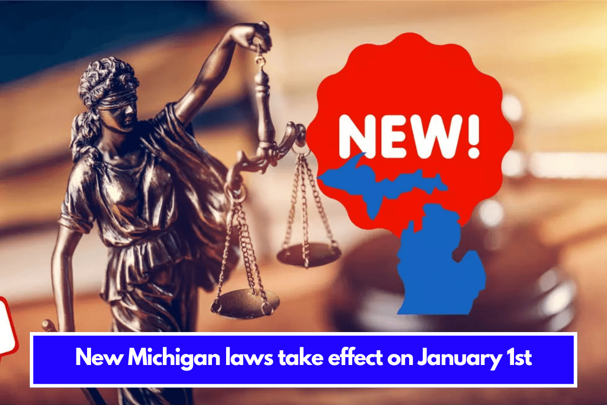 New Michigan laws take effect on January 1st