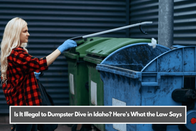 Is It Illegal to Dumpster Dive in Idaho? Here’s What the Law Says