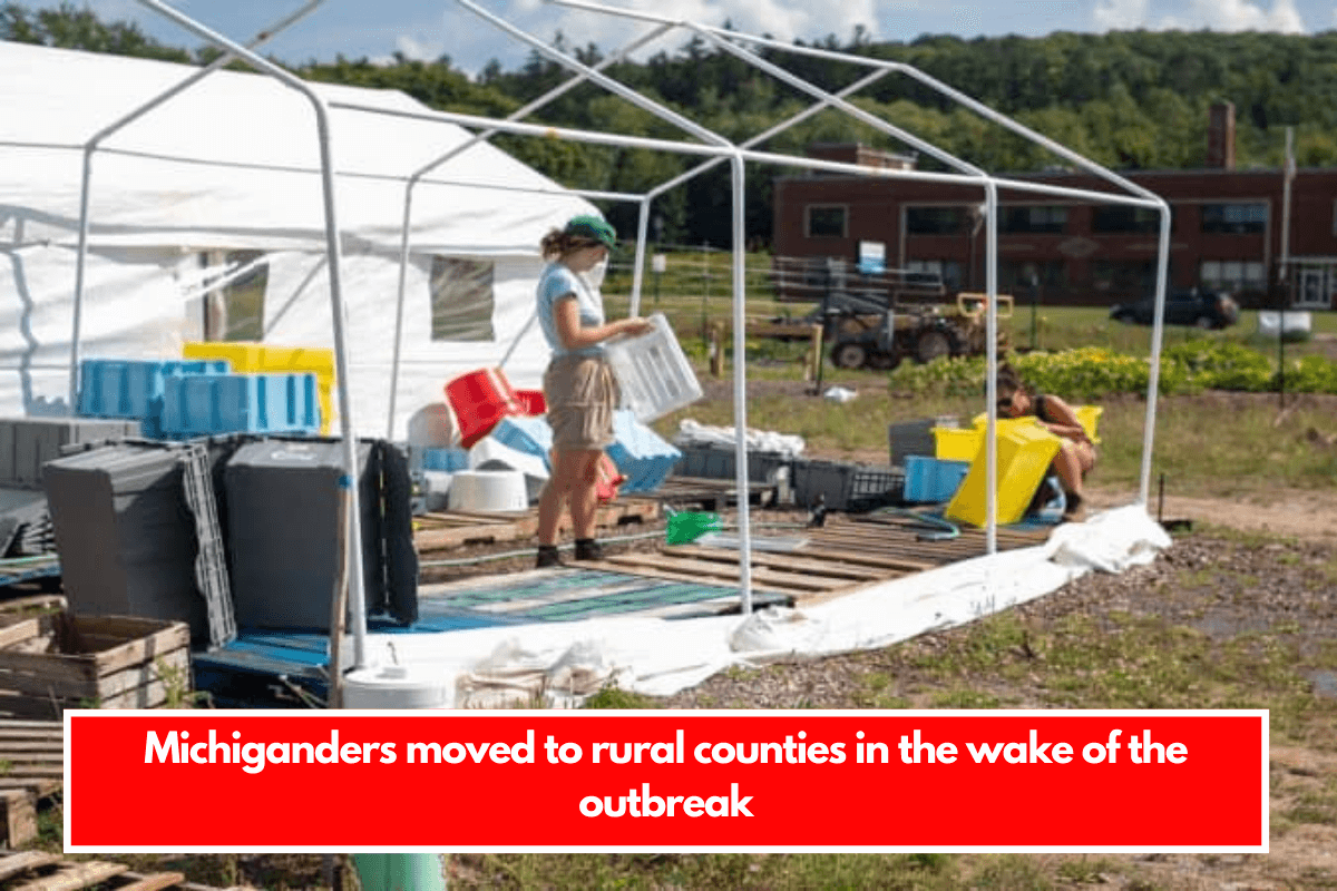 Michiganders moved to rural counties in the wake of the outbreak