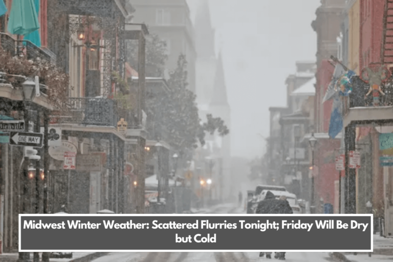 Midwest Winter Weather Scattered Flurries Tonight; Friday Will Be Dry