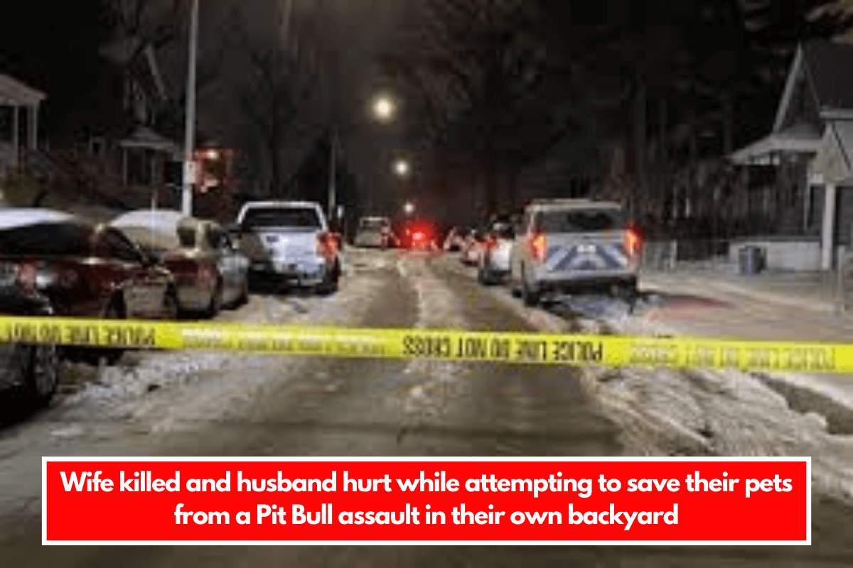 Wife killed and husband hurt while attempting to save their pets from a Pit Bull assault in their own backyard