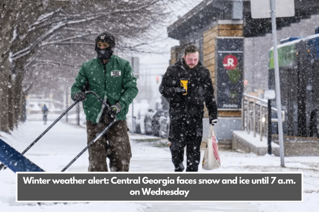 Winter weather alert Central faces snow and ice until 7 a.m