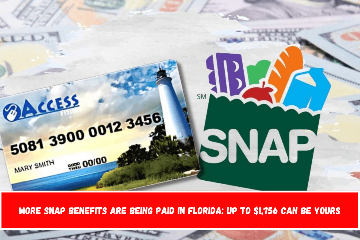 More SNAP Benefits Are Being Paid in Florida Up to $1,756 Can Be Yours