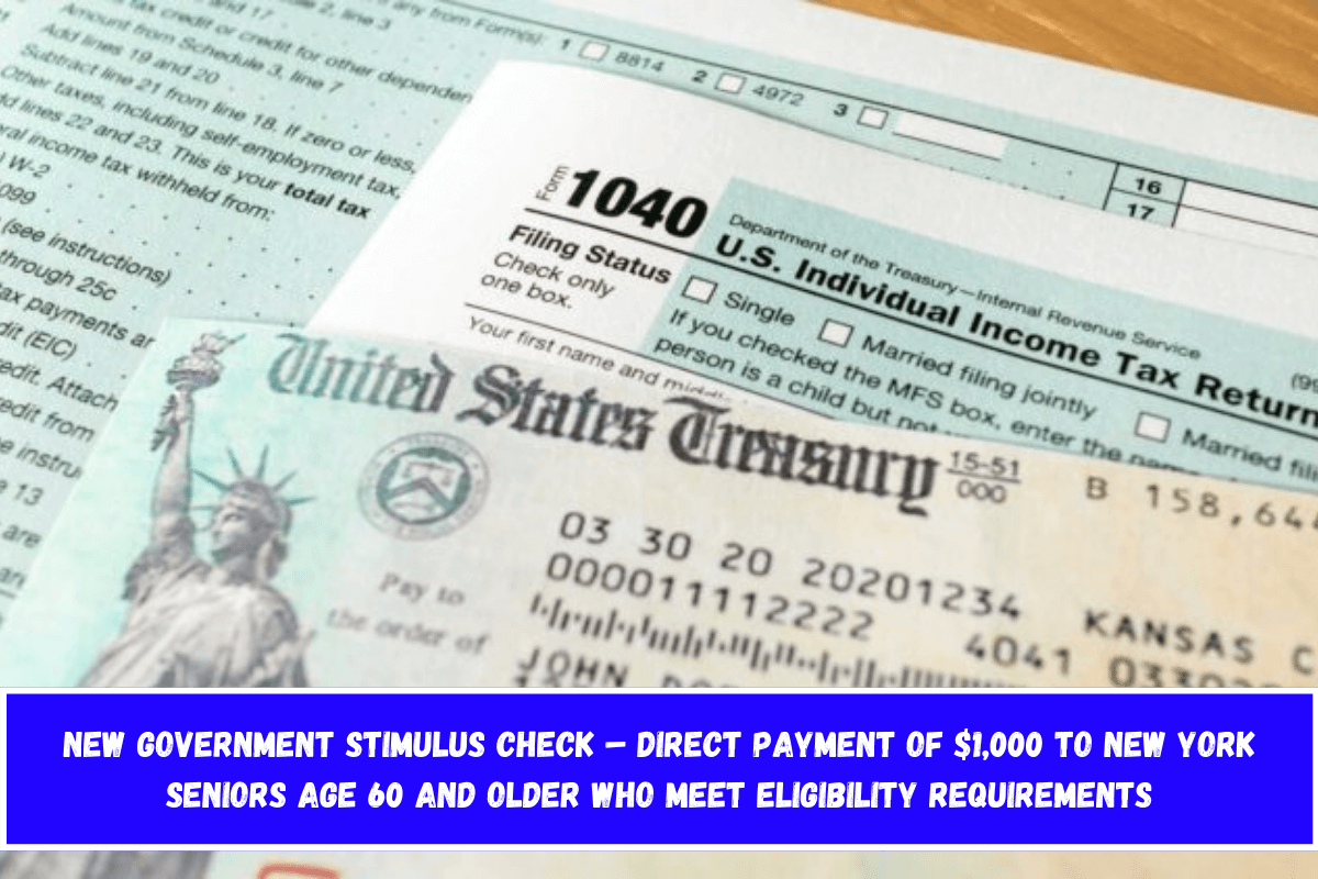 New Government Stimulus Check Direct Payment of 1,000 to New York