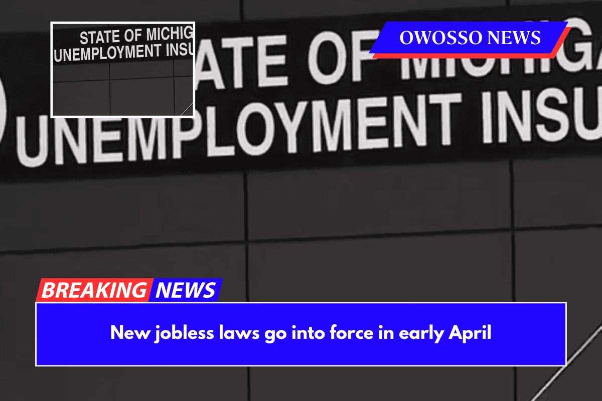 New jobless laws go into force in early April