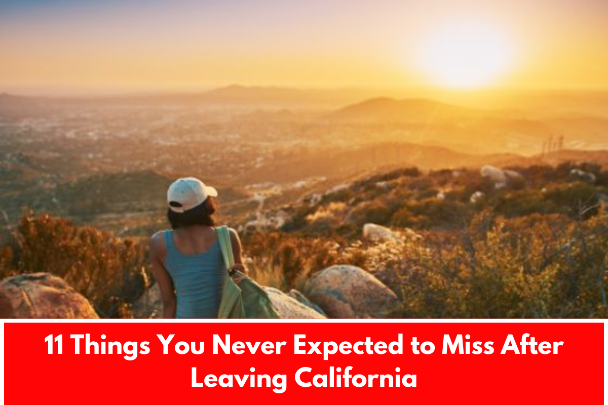11 Things You Never Expected to Miss After Leaving California