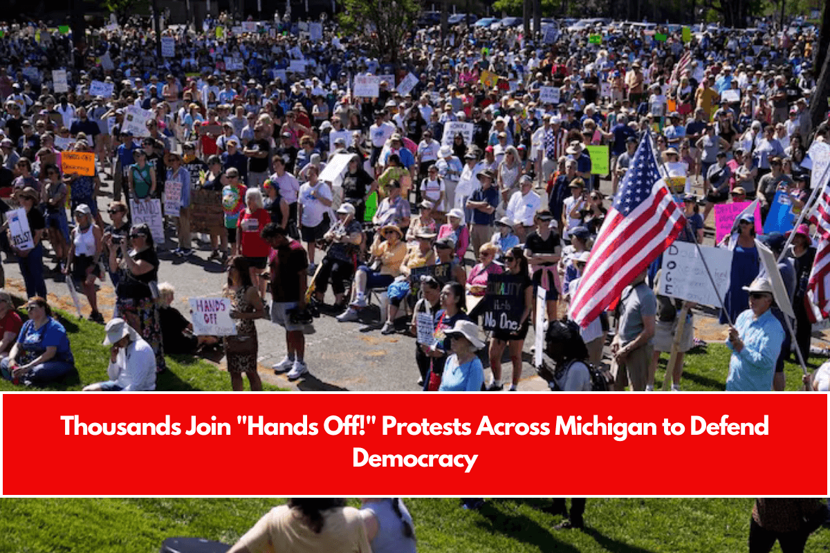 Thousands Join Hands Off! Protests Across Michigan to Defend Democracy